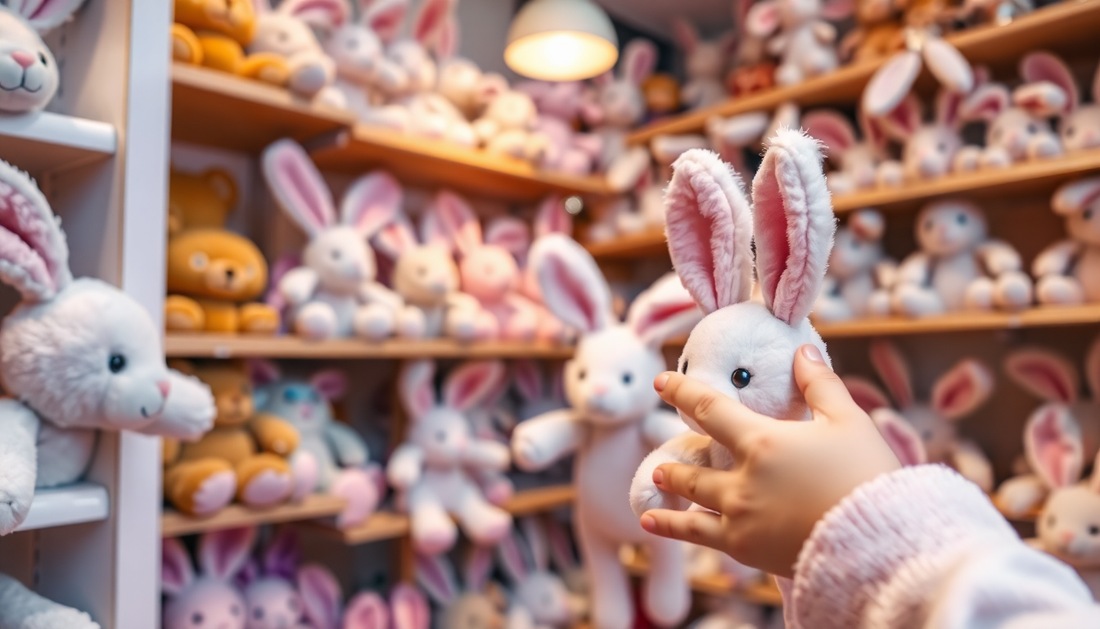 Discover the Soft Long Legs Bunny Teddy Bear: Your Child's New Best Friend from Children Toys Store