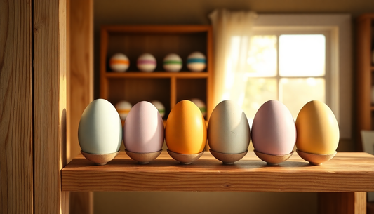 Unlock Your Child's Imagination with 6pcs Simulation Wooden Eggs Toys from ChildrenToysStore.com