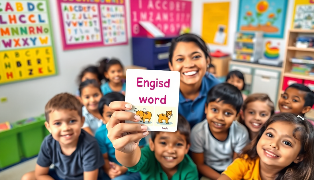 Unlock Your Child's Language Potential with the English Learning Word Card Pocket Flash from Children Toys Store