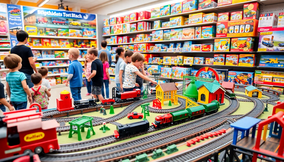 Unlock Your Child's Potential with Mechanical Interactive Train Model Racing Toys from ChildrenToysStore.com