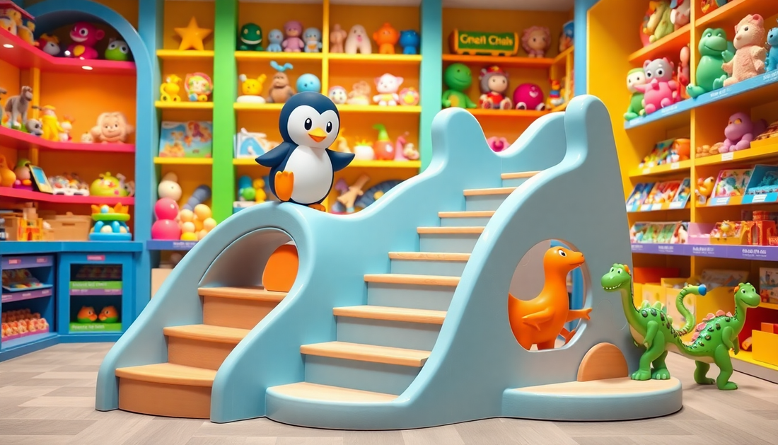Discover the Joys of Climbing Stairs Track Toys at ChildrenToyStore.com