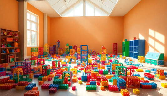 Unlock Your Child's Creativity with Big Size Magnetic Designer Magnet Building Blocks from Children Toys Store