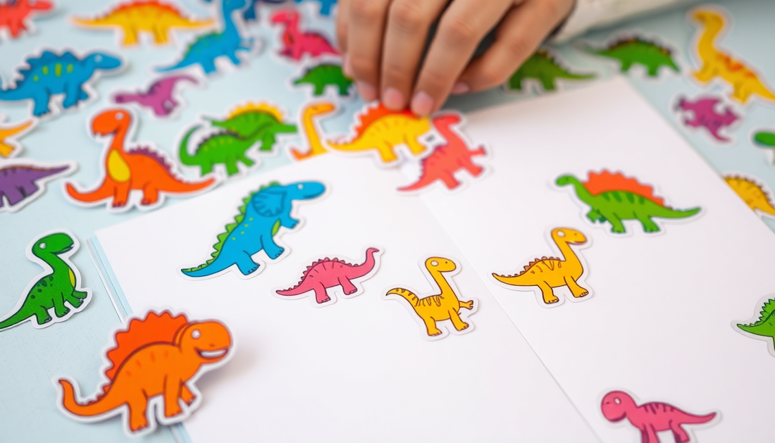 Unleash Your Child's Creativity with the Ultimate DIY Sticker Dinosaur Animal Book from ChildrenToyStore.com