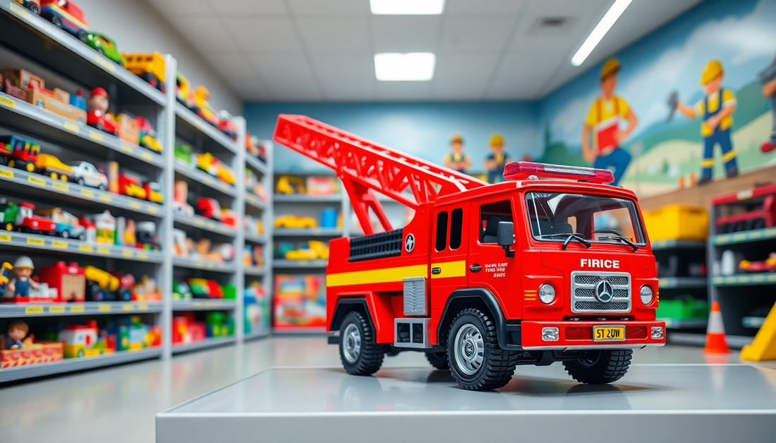 Unleash Your Child's Creativity with the Construction Toy Engineering Car Fire Truck from Children Toys Store