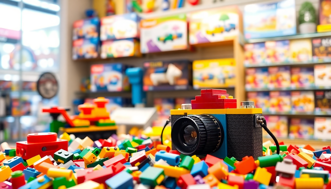 Unleash Your Child's Creativity with Mini Retro Camera Building Blocks from ChildrenToysStore.com