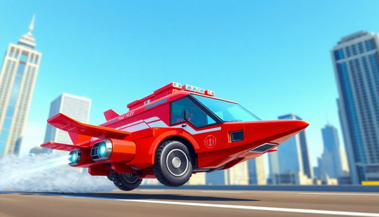 Discover the Thrilling Jet Fire Truck Puzzle at ChildrenToyStore.com