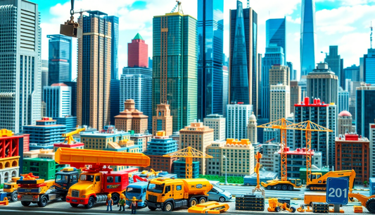 Unlock Your Child's Creativity with the Engineering Truck Tech Building Block City at ChildrenToyStore.com
