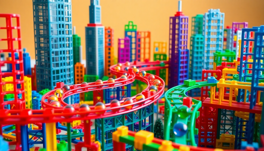 Discover the Endless Fun of the Marble Race Run Big Block at ChildrenToysStore.com