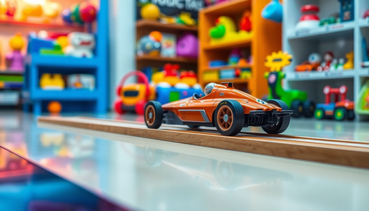 Unleash Your Child's Imagination with the Racing Rail Car Model from Children Toys Store