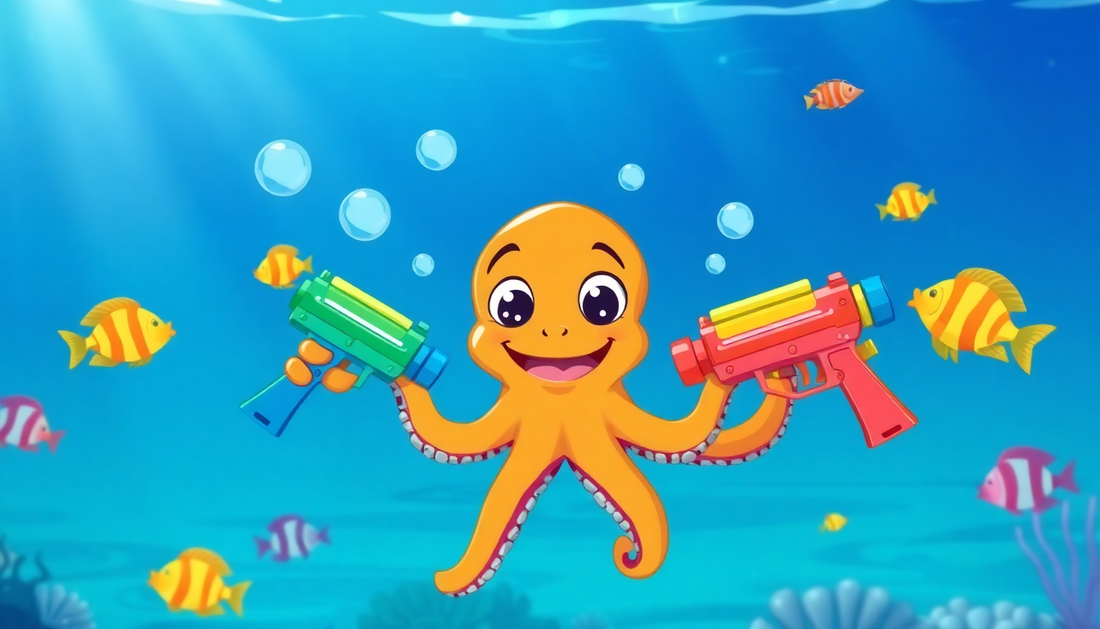 Unleash the Aquatic Mayhem with Octopus Water Gun Toys at ChildrenToysStore.com