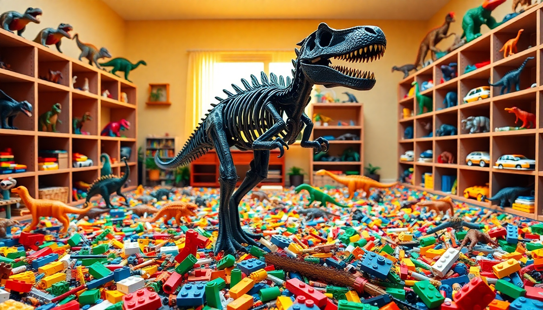 Unleash Your Child's Imagination with Assemble Toy Bricks Dinosaur World Building Blocks