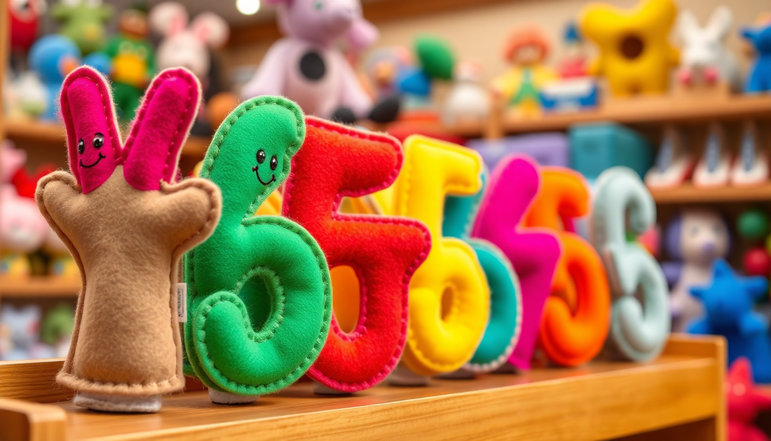 Unlock Your Child's Math Potential with Felt Finger Numbers from Children Toys Store