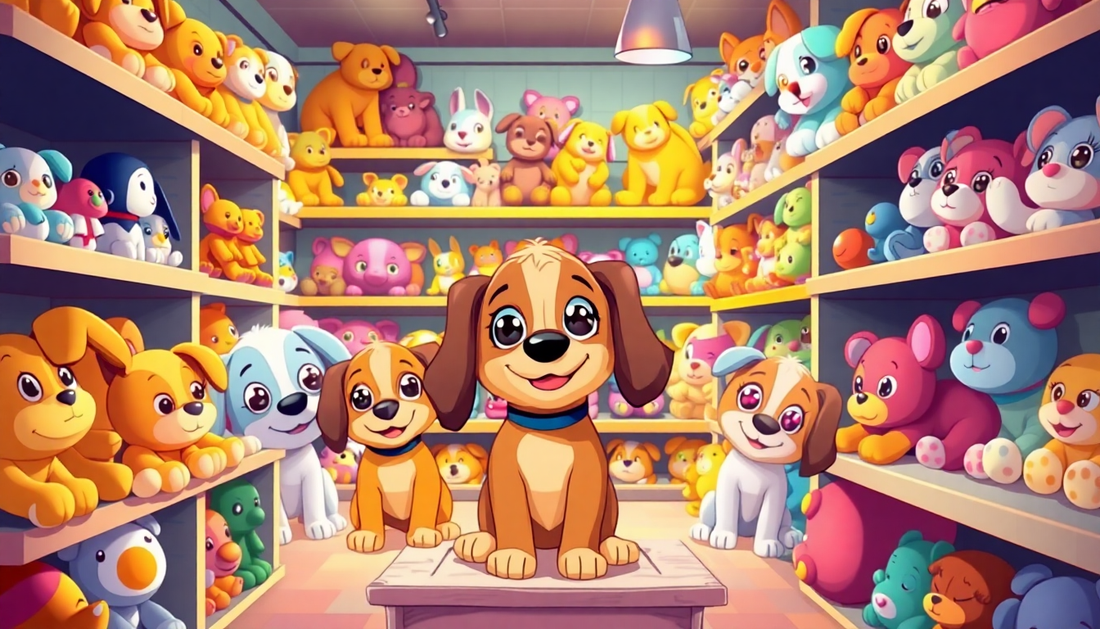 Discover the Pawed Dog Cute Cartoon Children Plush at ChildrenToysStore.com