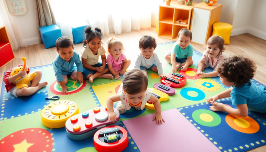 Unlock Your Child's Musical Potential with the Multifunction Musical Instrument Mat from Children Toys Store