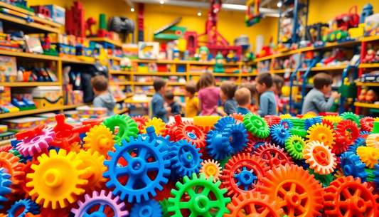 Unlock Your Child's Potential with Technical Gear Axle Bricks Parts from ChildrenToysStore.com