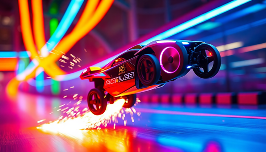 Unleash the Thrill: Discover the Climbing Speed Rotating Four-Wheel Drive Stunt Drift Gesture Remote Control Car at ChildrenToysStore.com