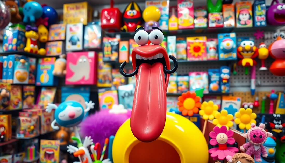 Unleash the Laughter: Discover the Best Fake Through Tongue Joke Prank Tricks at Children Toys Store