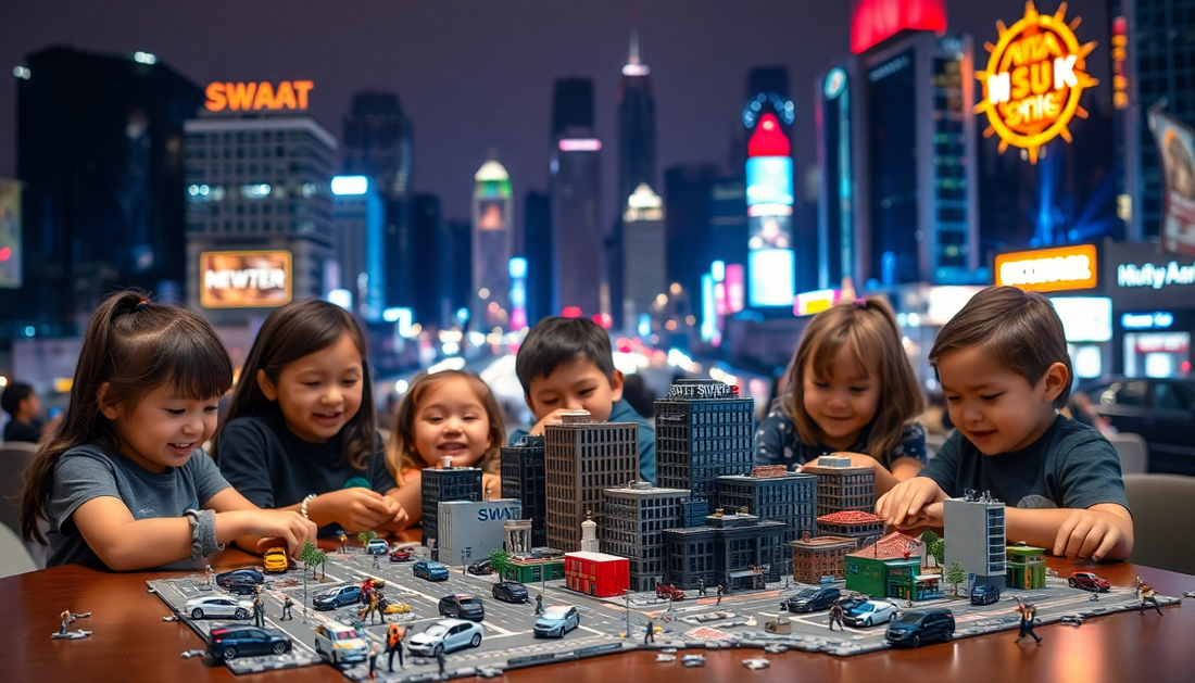 Discover the Ultimate Military 8 City SWAT Children's Puzzle Assembled Building Block Toys at ChildrenToysStore.com