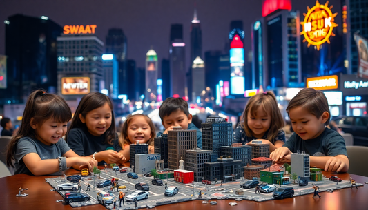 Discover the Ultimate Military 8 City SWAT Children's Puzzle Assembled Building Block Toys at ChildrenToysStore.com