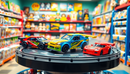 Unlock the Thrill of Rotating Drift Racing Car Bricks at ChildrenToysStore.com