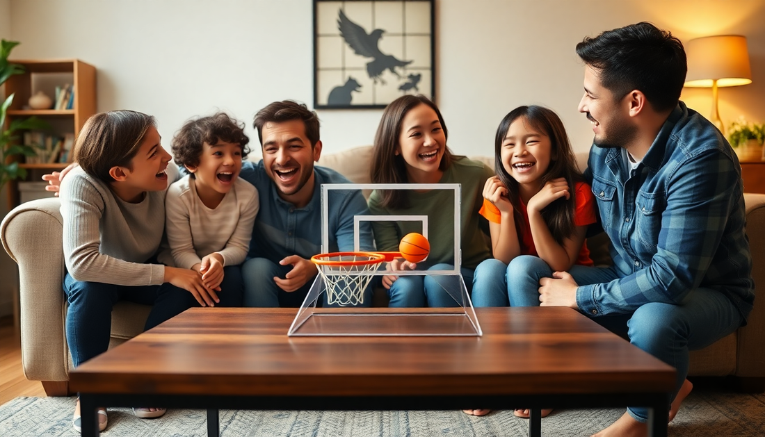 Mini Glass Basketball Table Drinking Game For Family Party Fun at ChildrenToysStore.com