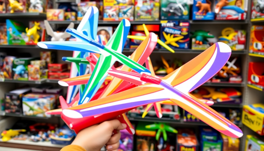Unleash Your Child's Imagination with Foam Plane Glider Hand Throw Launcher Guns from Children Toys Store