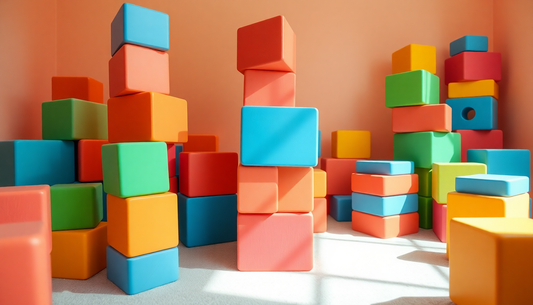 Unlock Your Child's Creativity with Building Blocks Thick Figures Bricks Slope from Children Toys Store