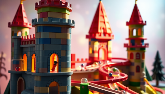 Unlock Your Child's Creativity with the Marble Run Architecture Castle Building Blocks from Children Toys Store