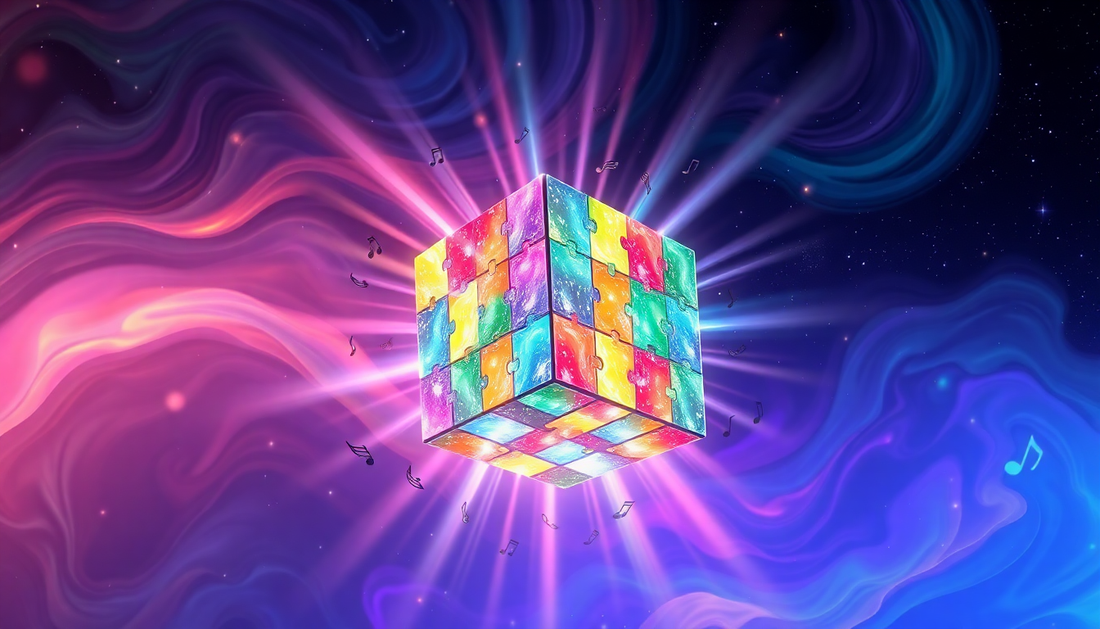 Discover the Mesmerizing Multifunctional Sound and Light Electric Puzzle Cube at ChildrenToyStore.com