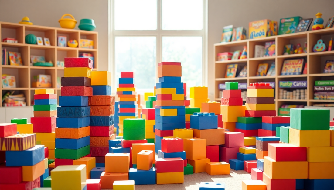 Unlock Your Child's Creativity with Thick Figures Bricks 1x4 Dots Building Blocks from Children Toys Store