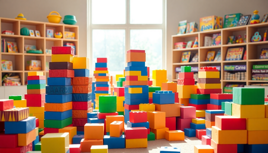 Unlock Your Child's Creativity with Thick Figures Bricks 1x4 Dots Building Blocks from Children Toys Store