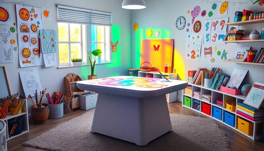 Unlock Your Child's Creativity with the Kids Projector Drawing Table from ChildrenToysStore.com