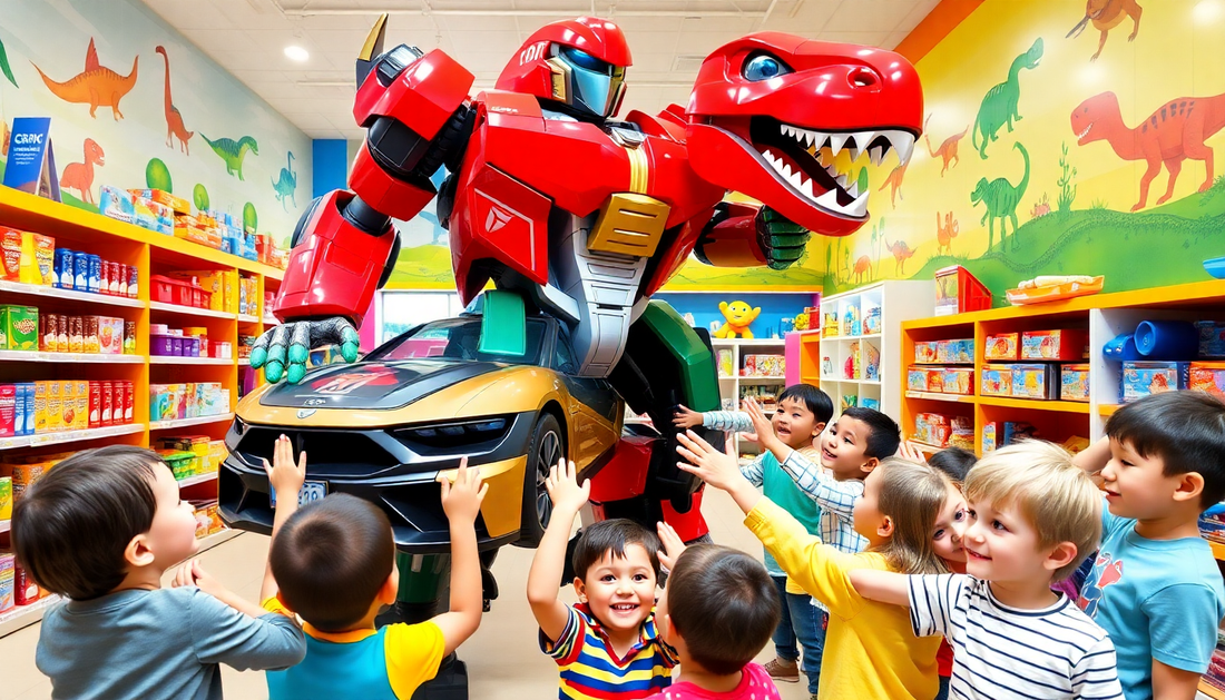 Unleash Your Child's Imagination with the Transforming Dinosaur Car from ChildrenToyStore.com