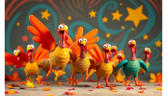 Unleash the Fun: Discover Creative Tricky Launching Turkey Decompression Toys at ChildrenToysStore.com