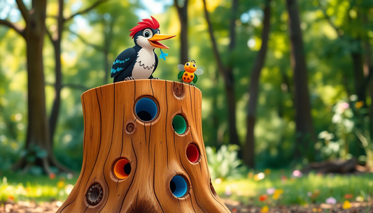 Discover the Wonders of the Woodpecker Bug Catching Baby Toy at ChildrenToyStore.com