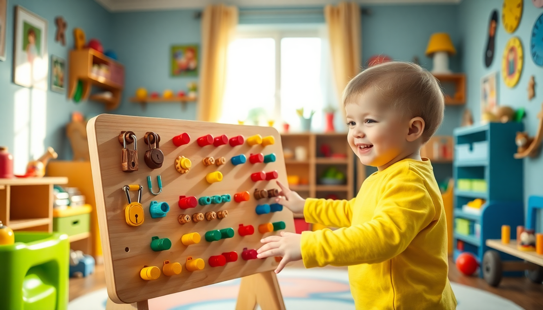 Discover the Perfect Children's Bear Busy Board Toy at ChildrenToyStore.com