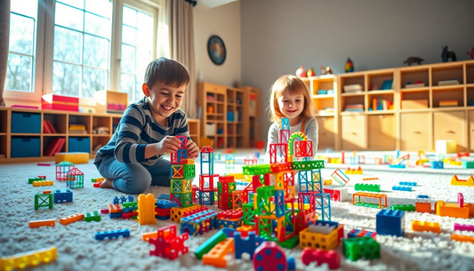 Unlock Your Child's Creativity with Magnetic Building Blocks from ChildrenToysStore.com