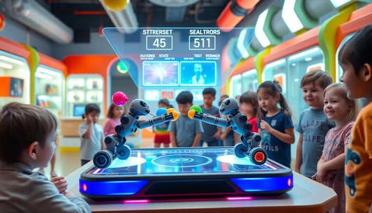 Unleash the Battle: Discover the Thrilling Table Game Boxing Ballon Battle Robot at ChildrenToyStore.com