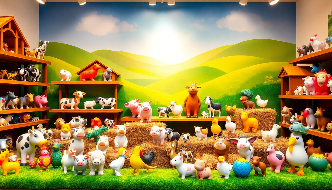 Discover the Joys of Farm Animal Zoo Toys at Children Toys Store