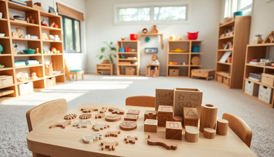 Unlock Your Child's Creativity with Wooden Montessori Play Dough Stamps from Children Toys Store