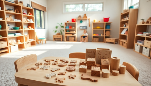 Unlock Your Child's Creativity with Wooden Montessori Play Dough Stamps from Children Toys Store