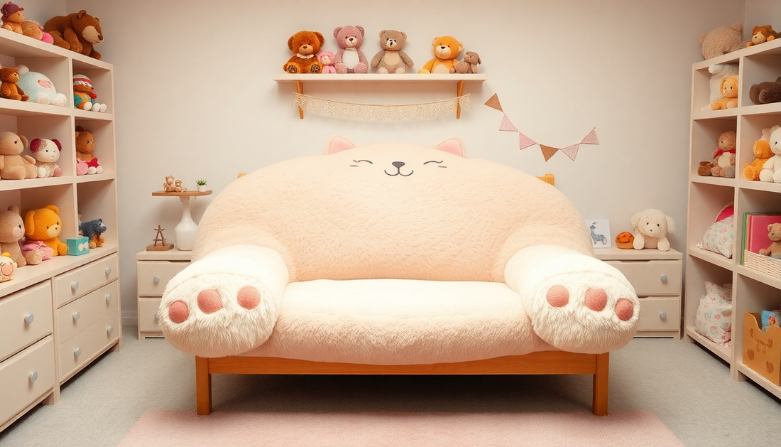Discover the Cuddly Comfort of the Long Cat Pillow Plush Toy at ChildrenToyStore.com
