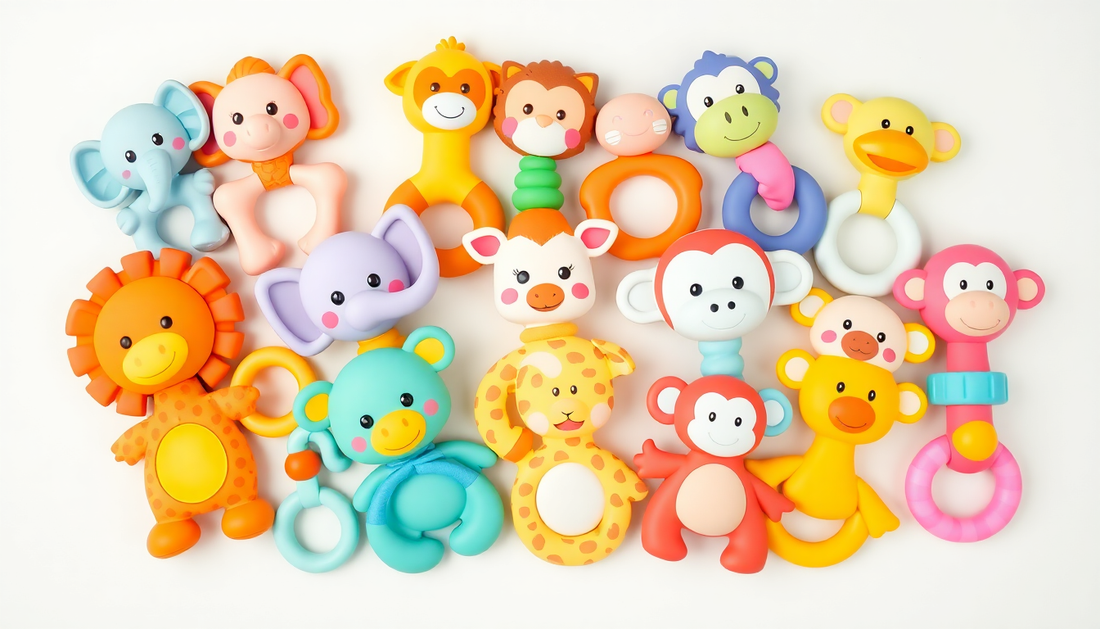 Discover the Best Baby Music Teether Rattle Animals Cartoon Toys at ChildrenToysStore.com
