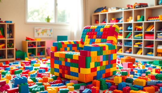 Unlock Your Child's Creativity with ChildrenToysStore.com's Chair Building Block Toys