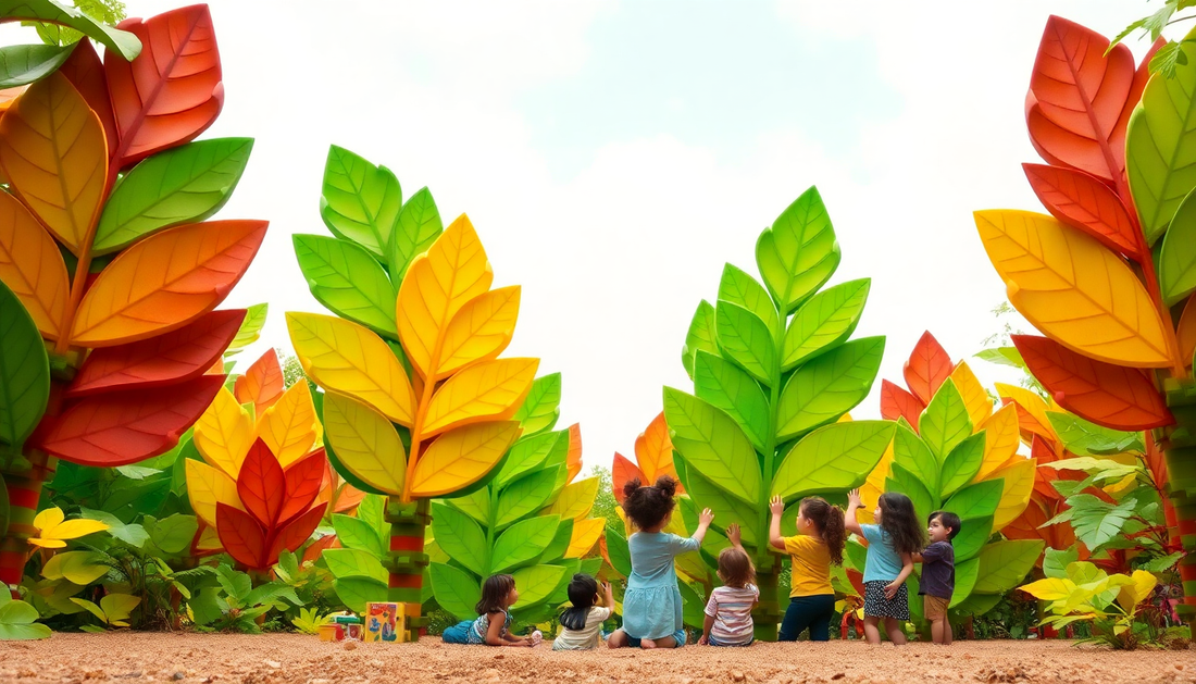 Discover the Enchanting World of Building Block Leaf Tree Children's DIY Handmade Three-dimensional Intelligence Toys at ChildrenToysStore.com