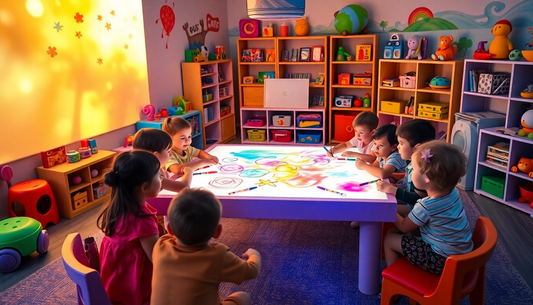 Unleash Your Child's Creativity with the Children Led Projector Art Drawing Table Light