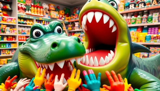 Unleash the Fun: Crocodile Teeth Finger Biting Game and Shark Mouse at ChildrenToyStore.com