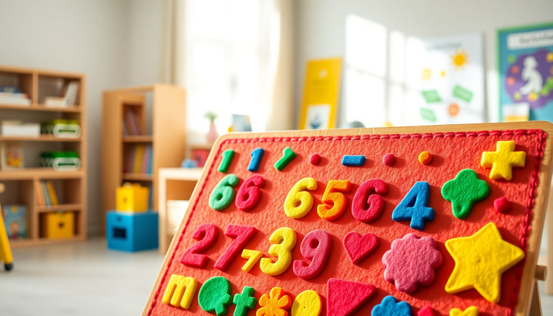Unlock Your Child's Potential with Felt Educational Boards from ChildrenToysStore.com