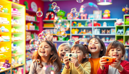 Discover the Joy of Bubble Blowing with the Children's Electric Bubble Camera Toy