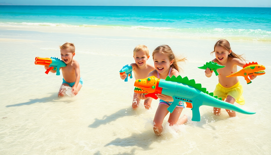 Unleash the Dino-Mite Fun with Dinosaur Water Guns at ChildrenToyStore.com